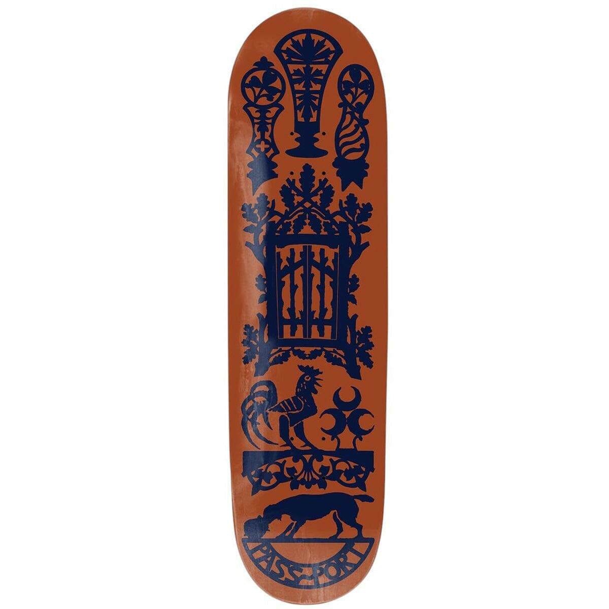 Pass~Port - Fretworks Pillars 8.25 Skateboard Deck.
