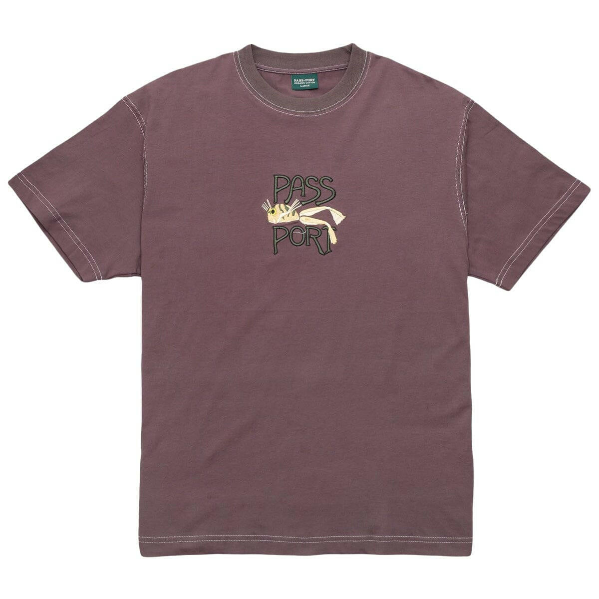 Pass~Port - Frog Lure Organic Cotton Tee Bottle Brown.
