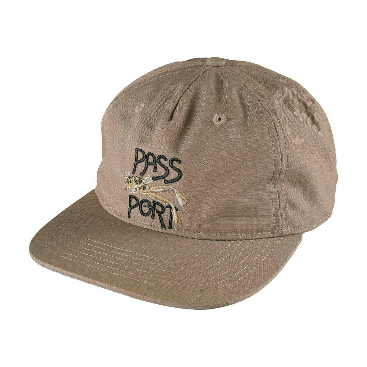 Pass~Port - Frog Lure Ripstop Workers Cap Khaki.