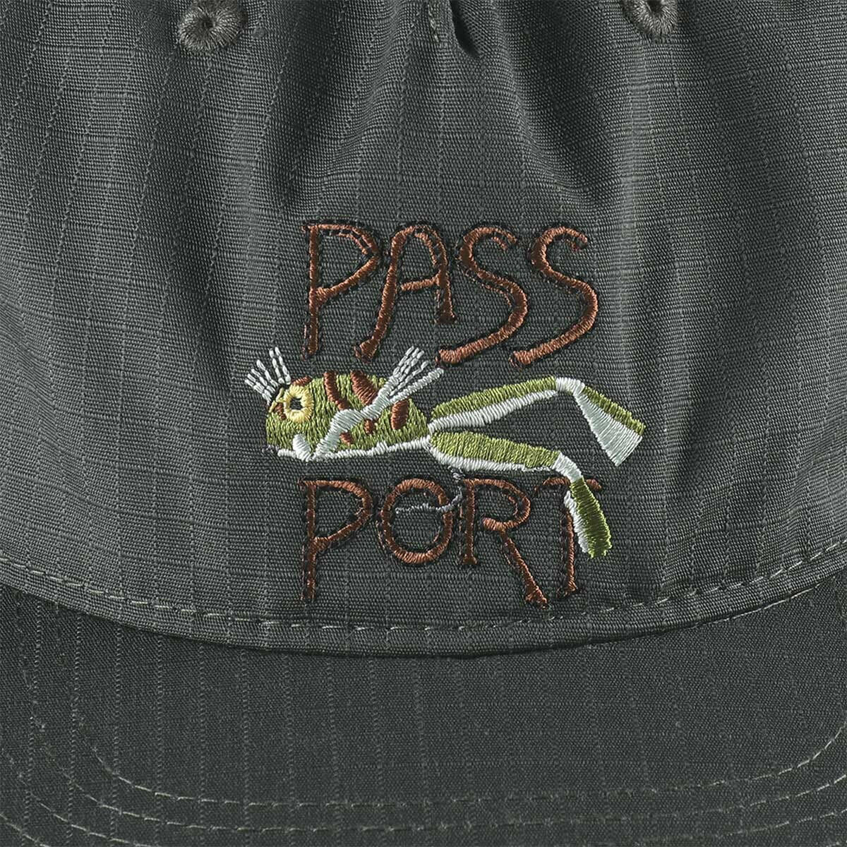 Pass~Port - Frog Lure Ripstop Workers Cap Moss.
