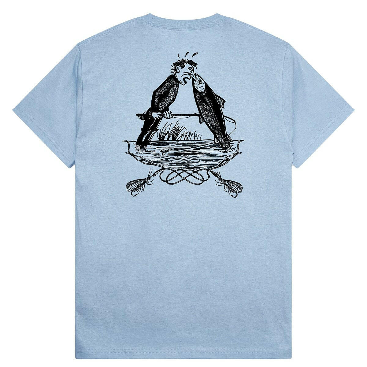 Pass~Port - Hook & Line Tee Stonewash Blue.