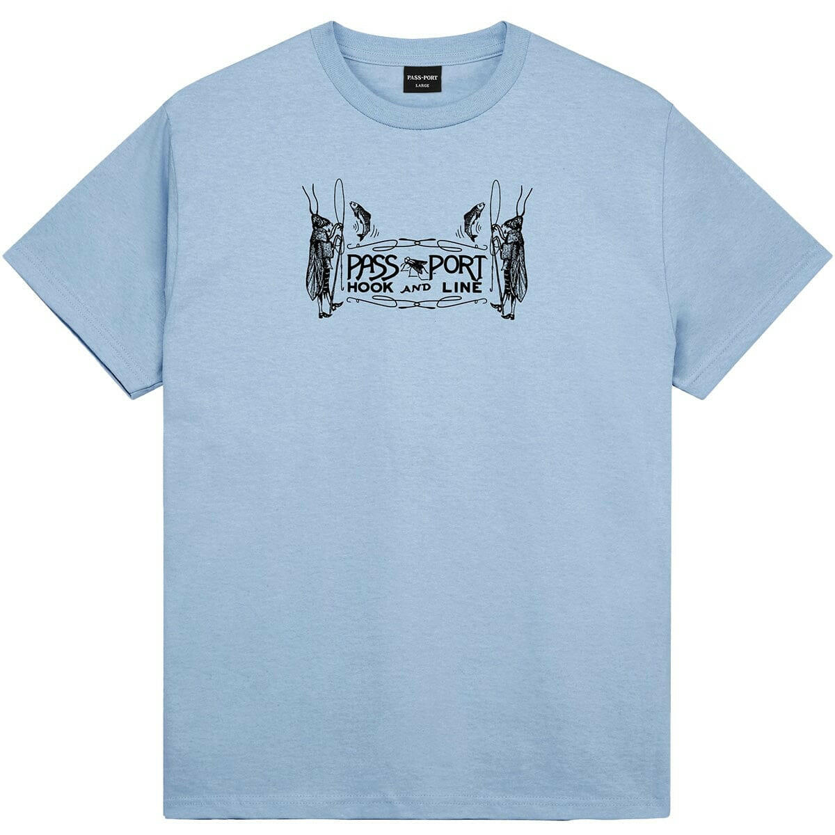 Pass~Port - Hook & Line Tee Stonewash Blue.