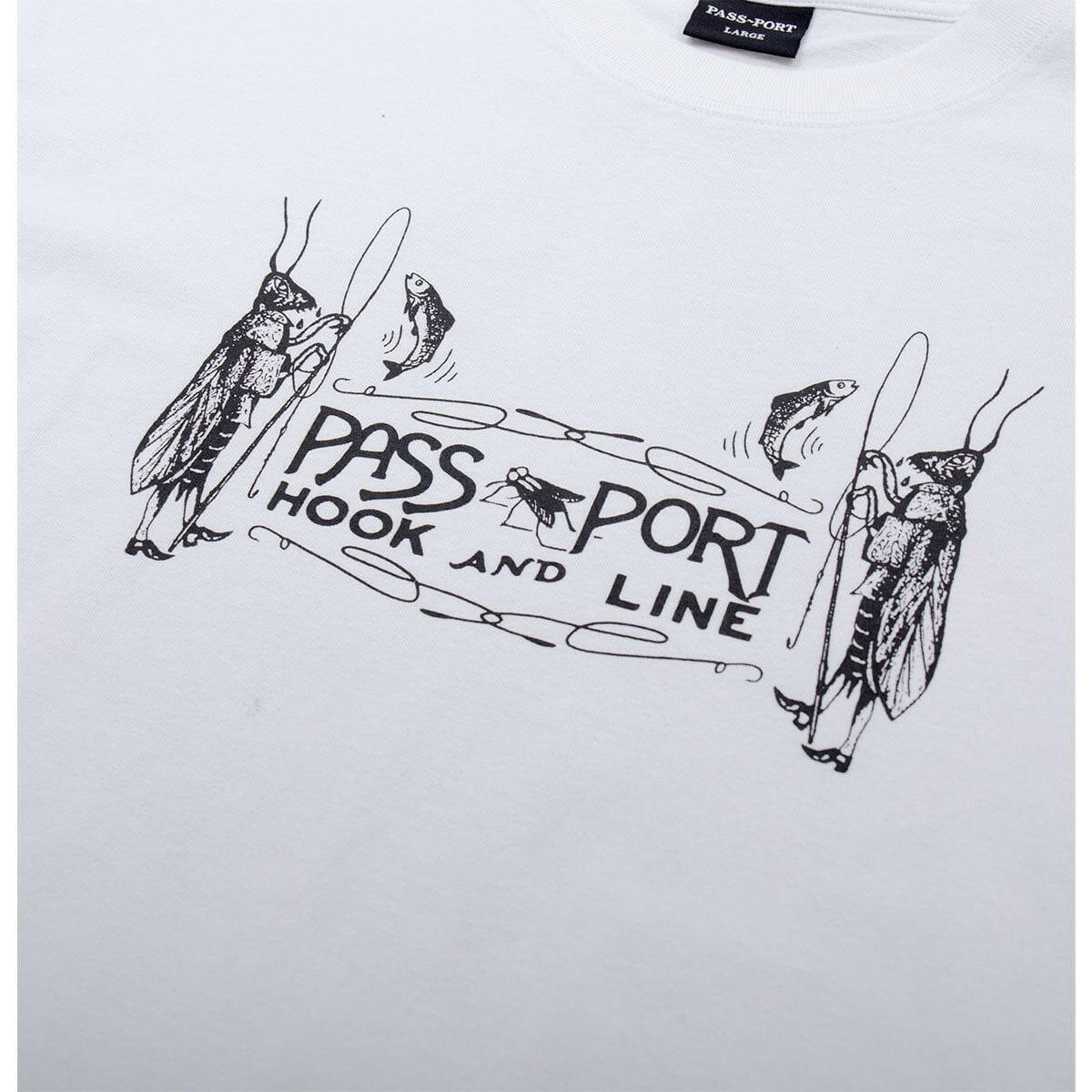 Pass~Port - Hook & Line Tee White.