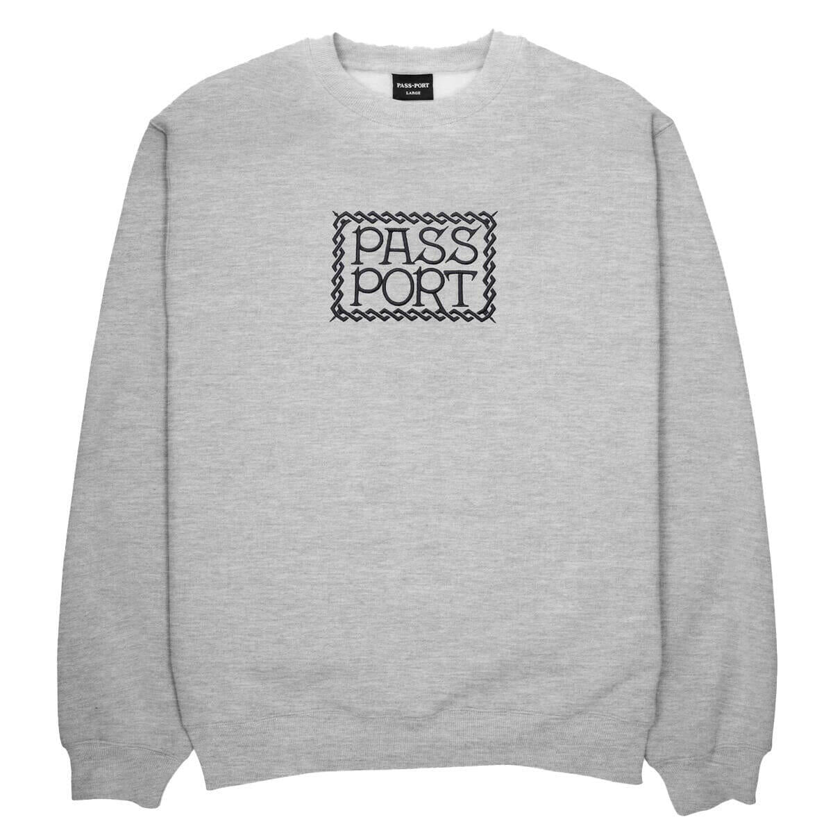 Pass~Port - Invasive Embroidered Crew Ash.