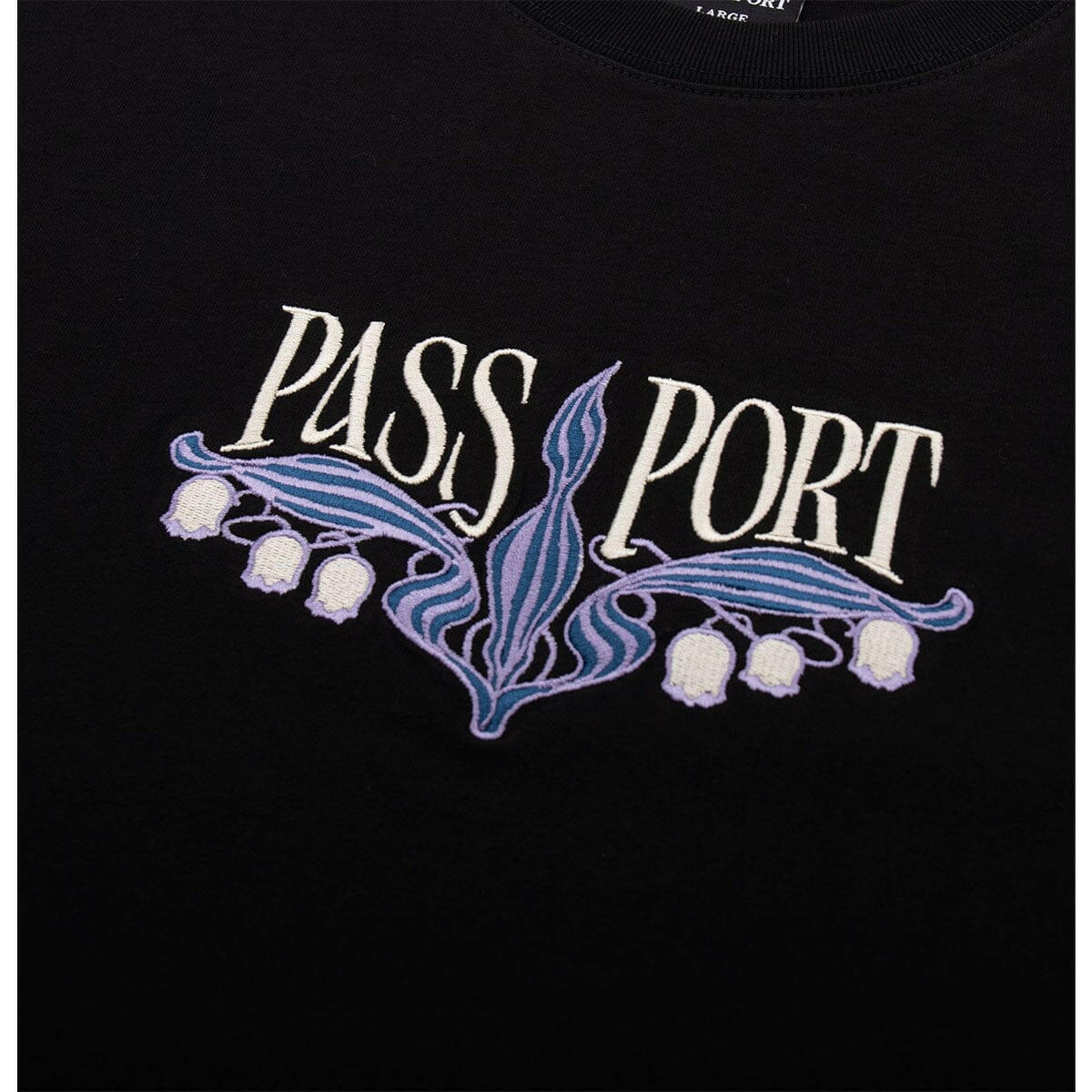 Pass~Port - Lily of The Valley Tee Black.
