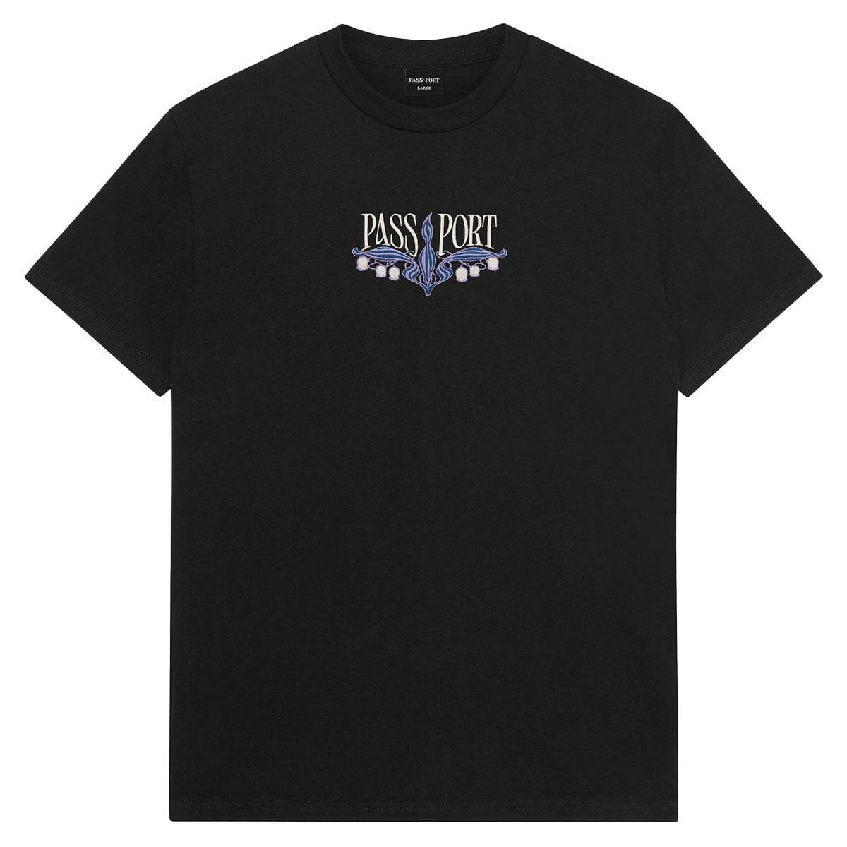 Pass~Port - Lily of The Valley Tee Black.