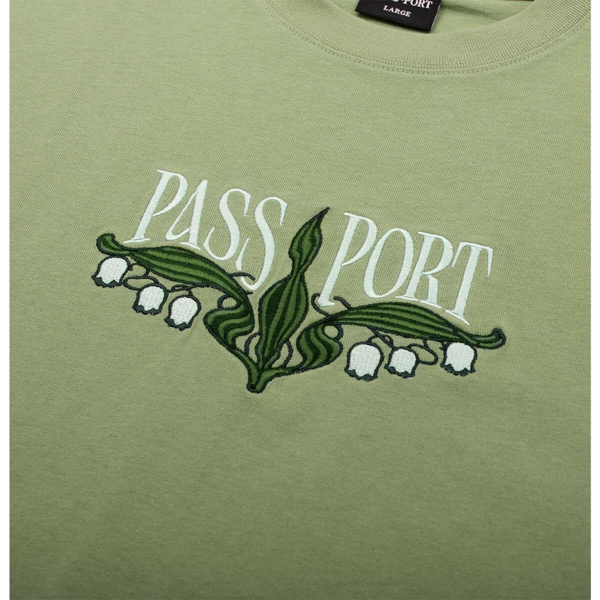 Pass~Port - Lily of The Valley Tee Stonewash Green.