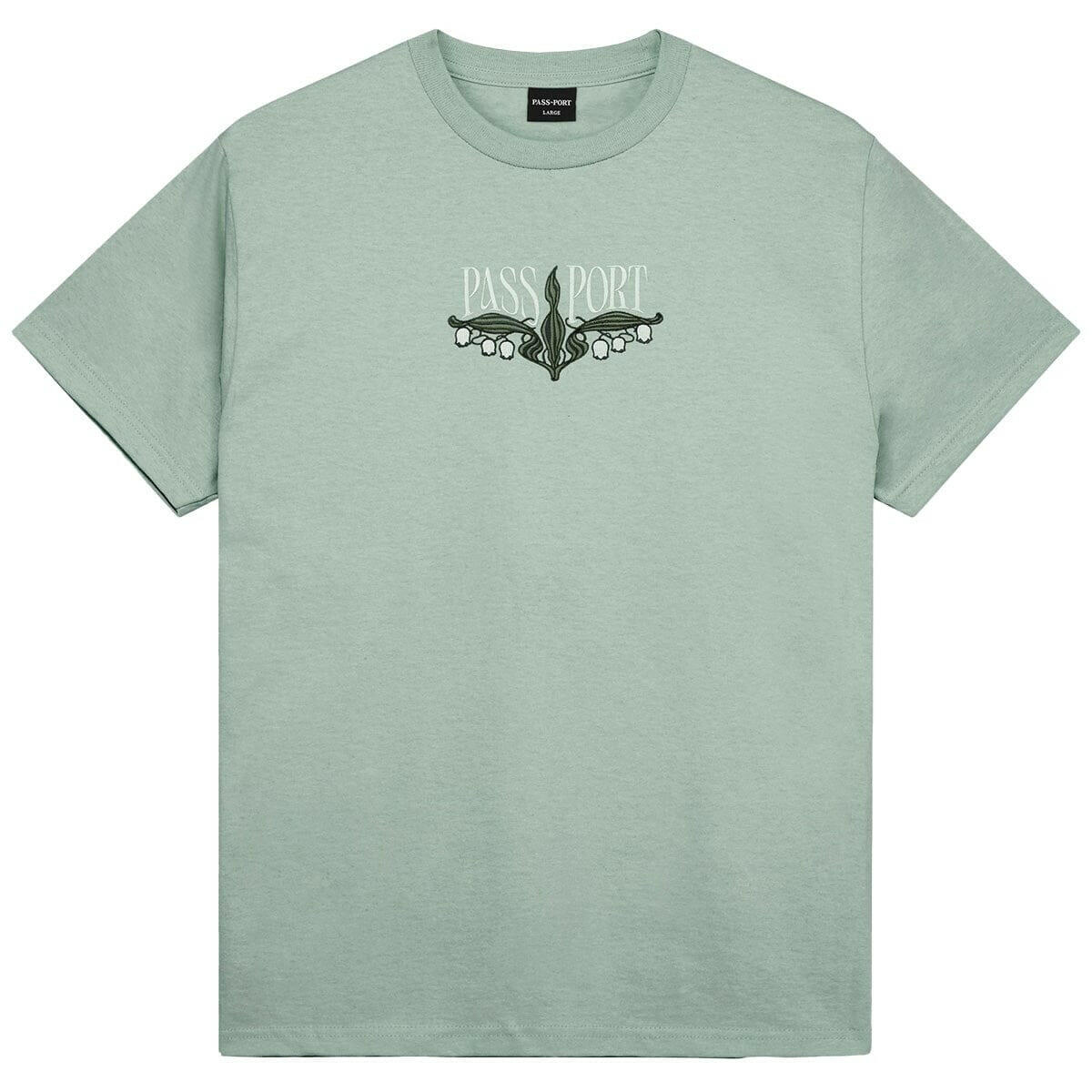 Pass~Port - Lily of The Valley Tee Stonewash Green.