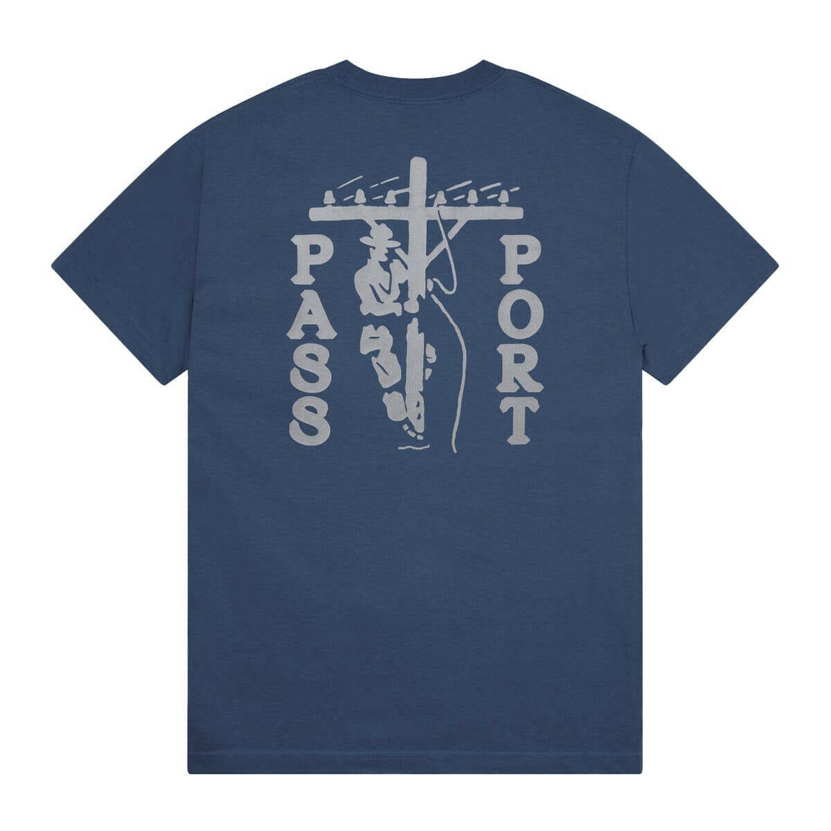 Pass~Port - Line-Worx Pocket Tee Harbour Blue.