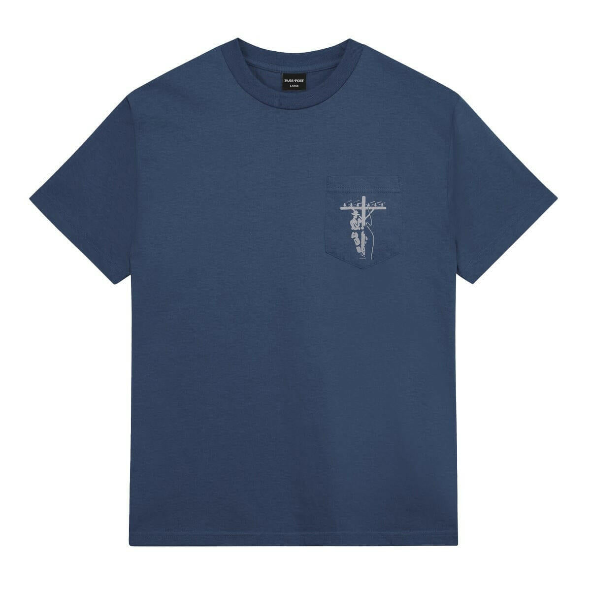 Pass~Port - Line-Worx Pocket Tee Harbour Blue.