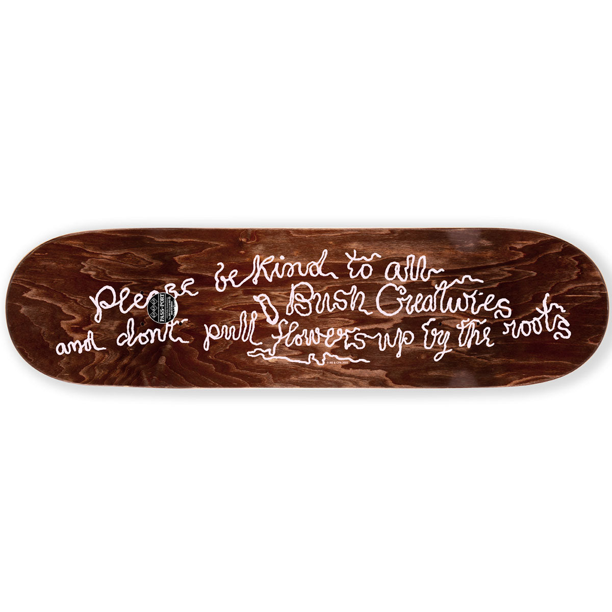 Pass~Port May Gibbs Webbed Bed Skateboard Deck Top