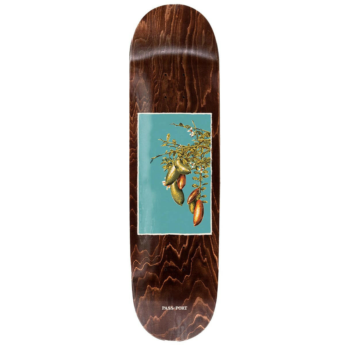 Pass~Port - Native Fruits Lime 8.0 Skateboard Deck.