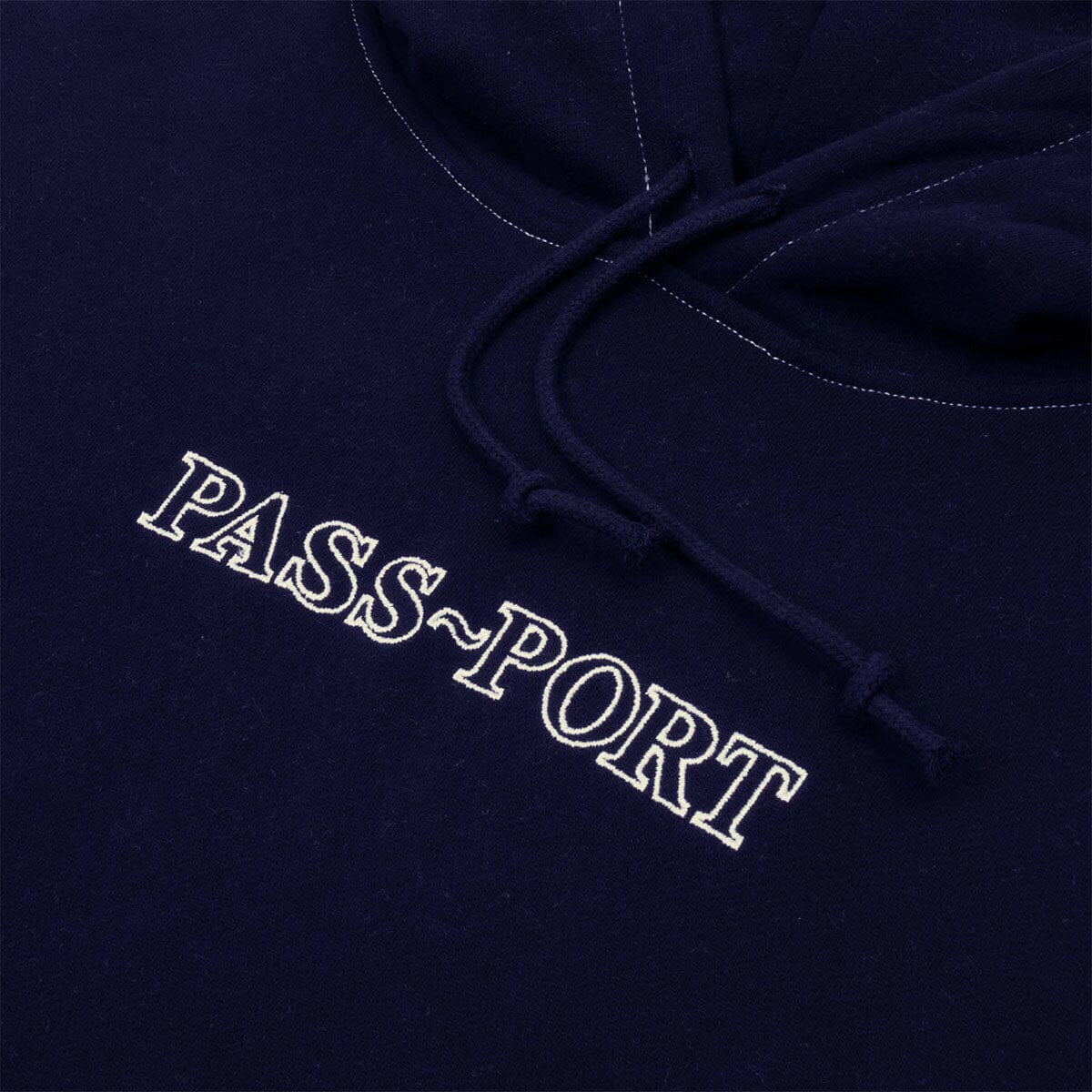 Pass~Port - Official Organic Hoodie Navy.