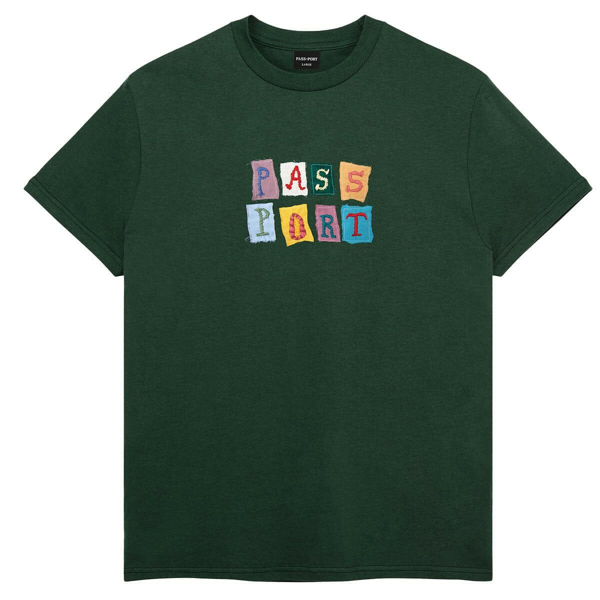 Pass~Port - Patchwork Tee Forest Green.