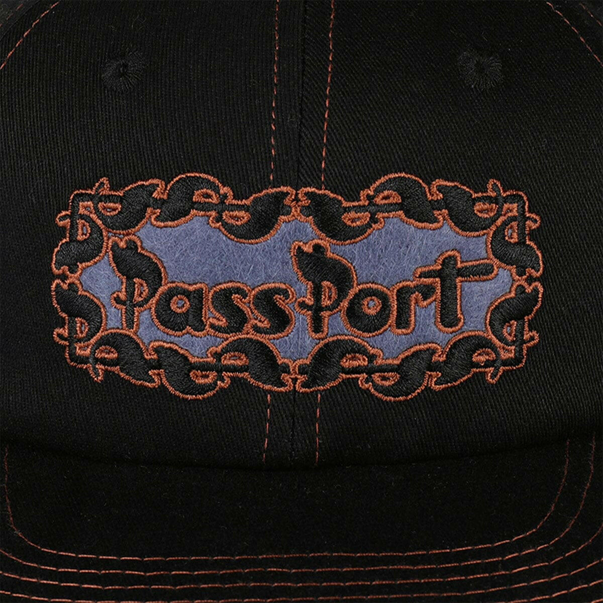 Pass~Port - Pattoned Casual Cap Black.