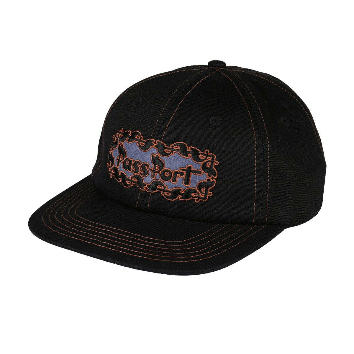 Pass~Port - Pattoned Casual Cap Black.
