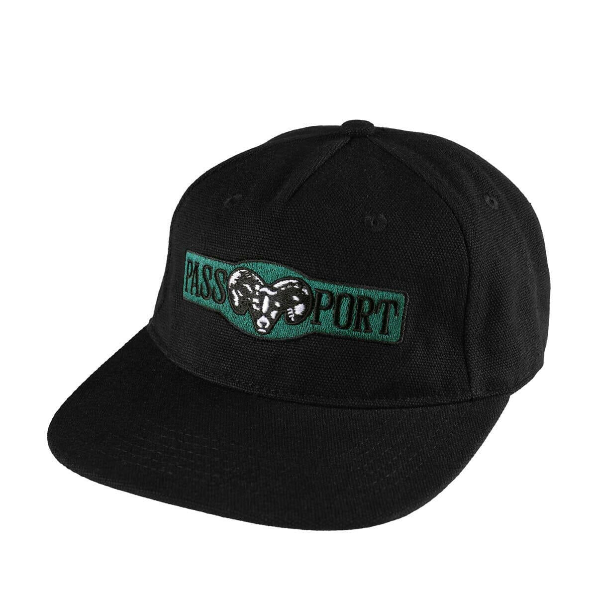 Pass~Port - Ram Heavy Canvas Workers Cap Black.
