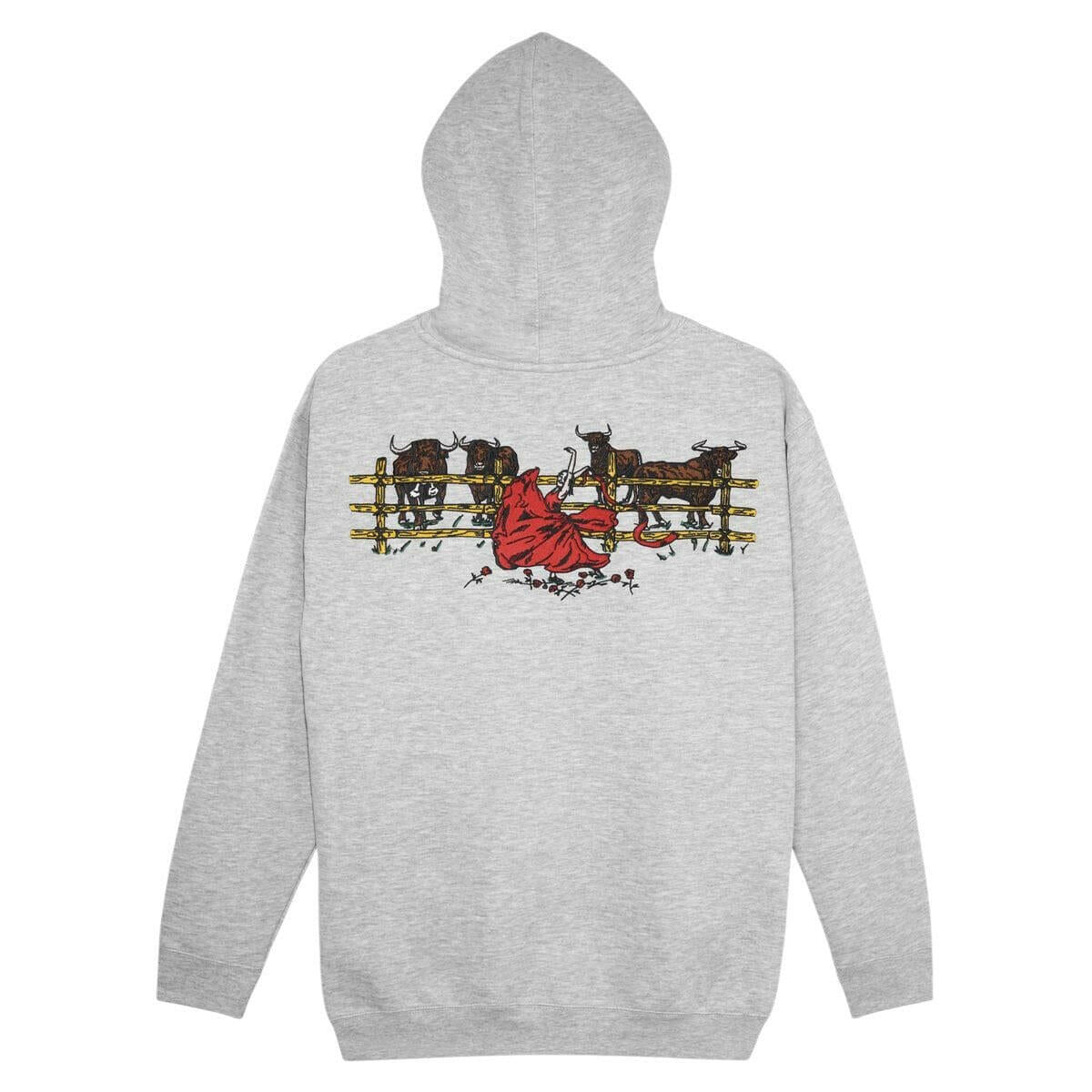 Pass~Port - Red Flag Hoodie Ash.