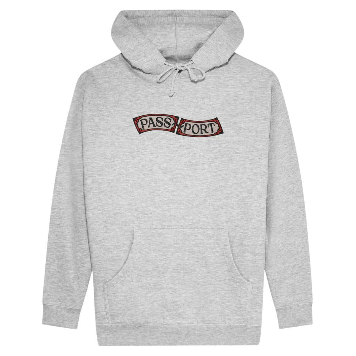Pass~Port - Red Flag Hoodie Ash.