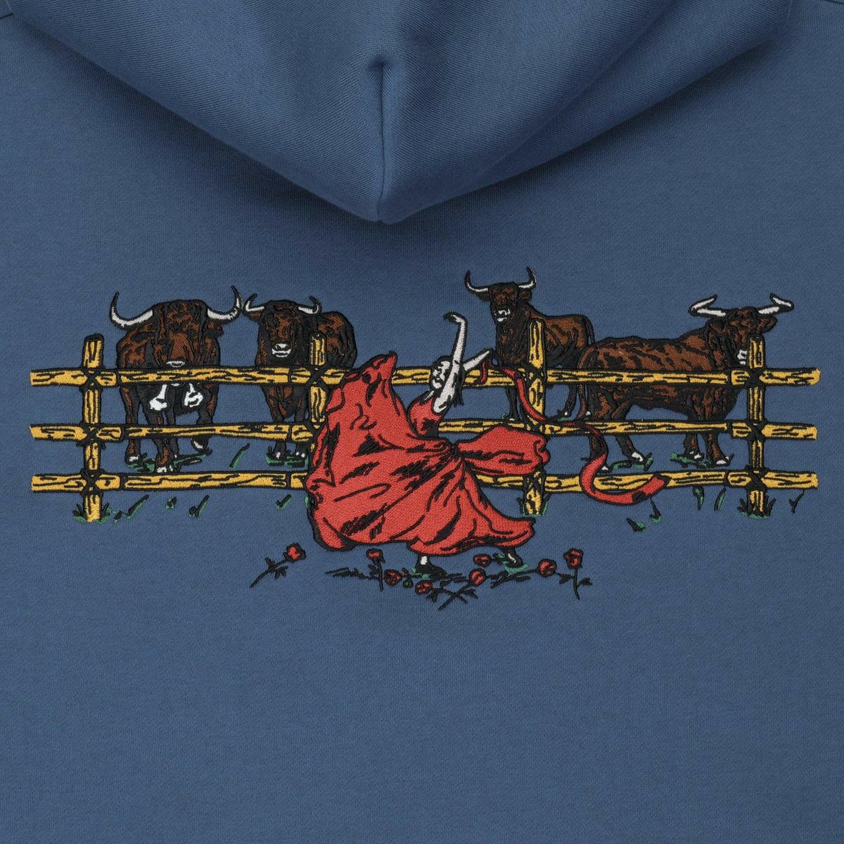 Pass~Port - Red Flag Hoodie Harbour Blue.