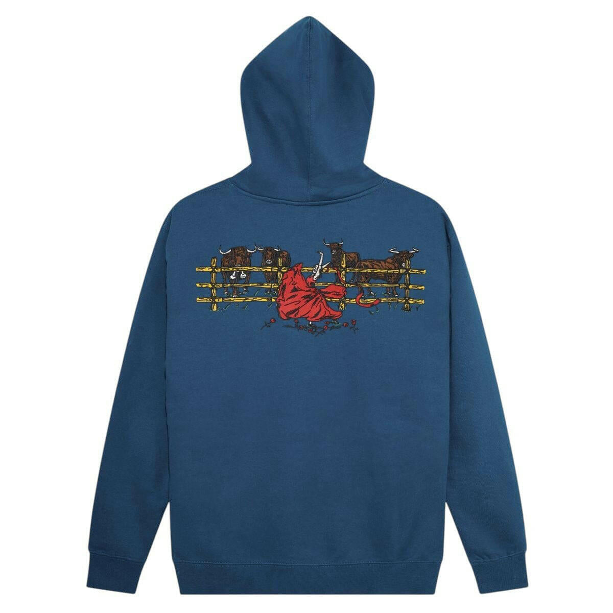 Pass~Port - Red Flag Hoodie Harbour Blue.