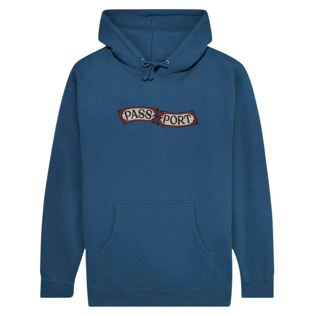 Pass~Port - Red Flag Hoodie Harbour Blue.