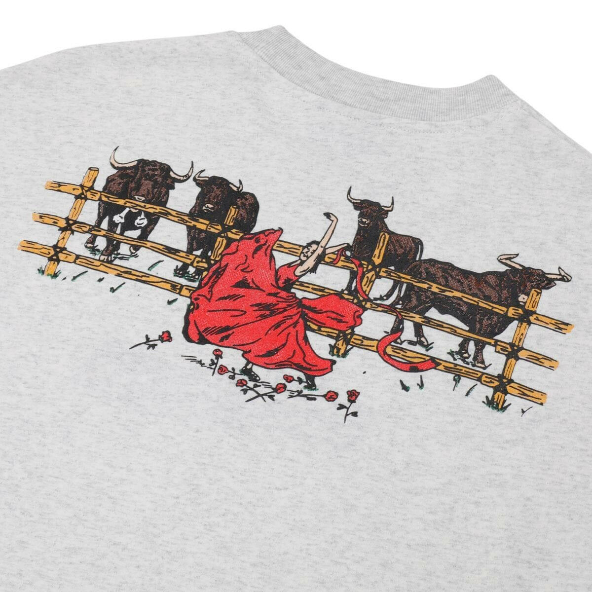 Pass~Port - Red Flag Tee Ash.