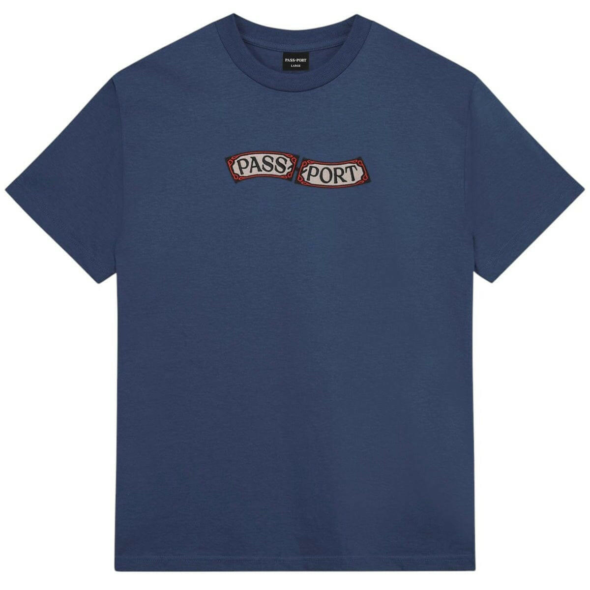 Pass~Port - Red Flag Tee Harbour Blue.