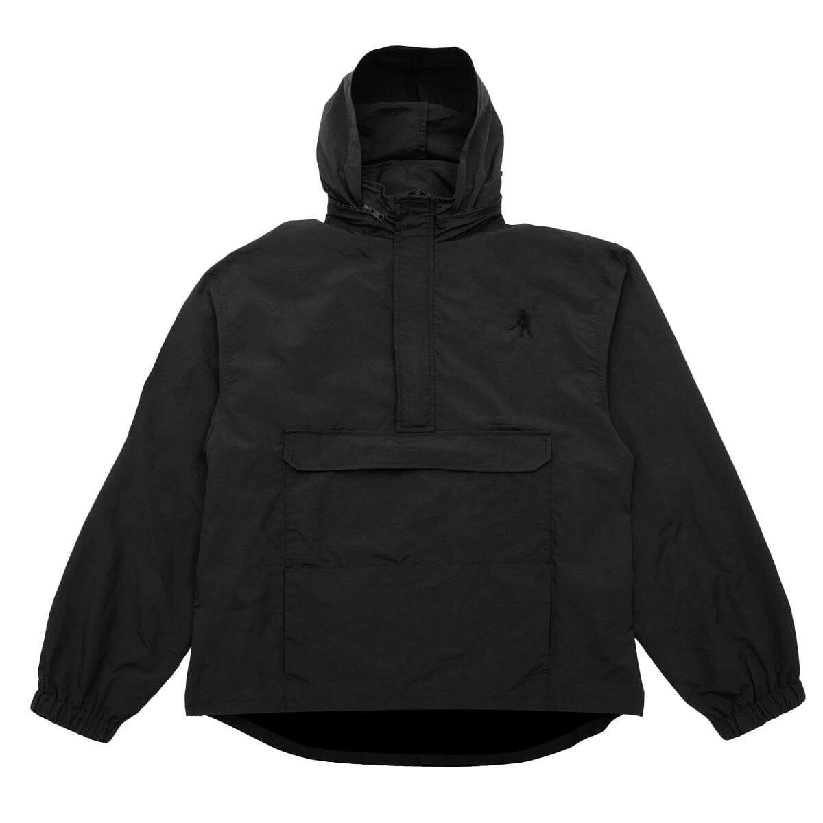 Pass~Port - RPET Lined Pullover Spray Jacket Black.