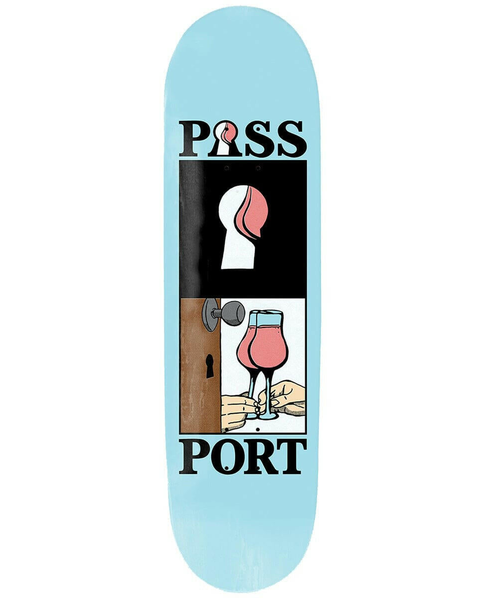 Pass~Port - Skin Contact What U Think U Saw 8.5 Skateboard Deck.
