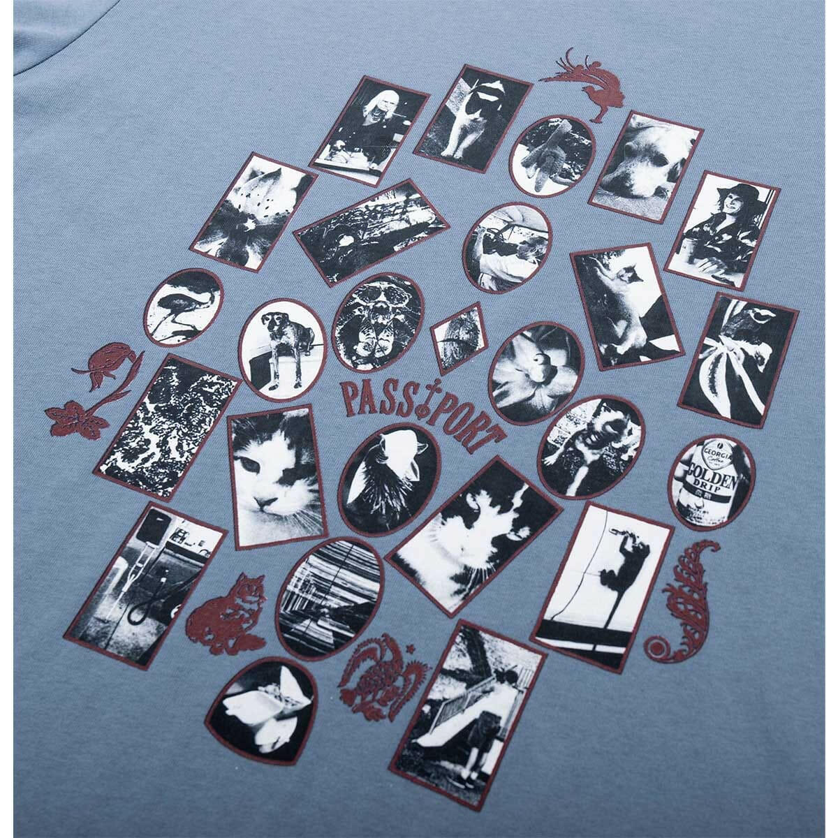 Pass~Port - Sophomore Tee Washed Out Blue.