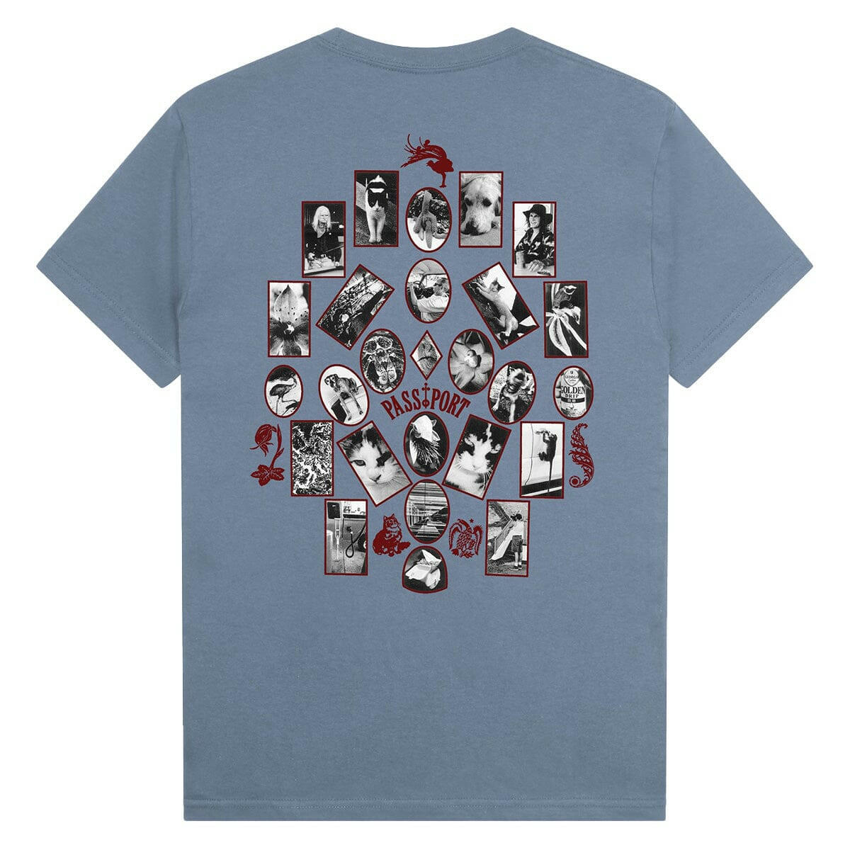Pass~Port - Sophomore Tee Washed Out Blue.