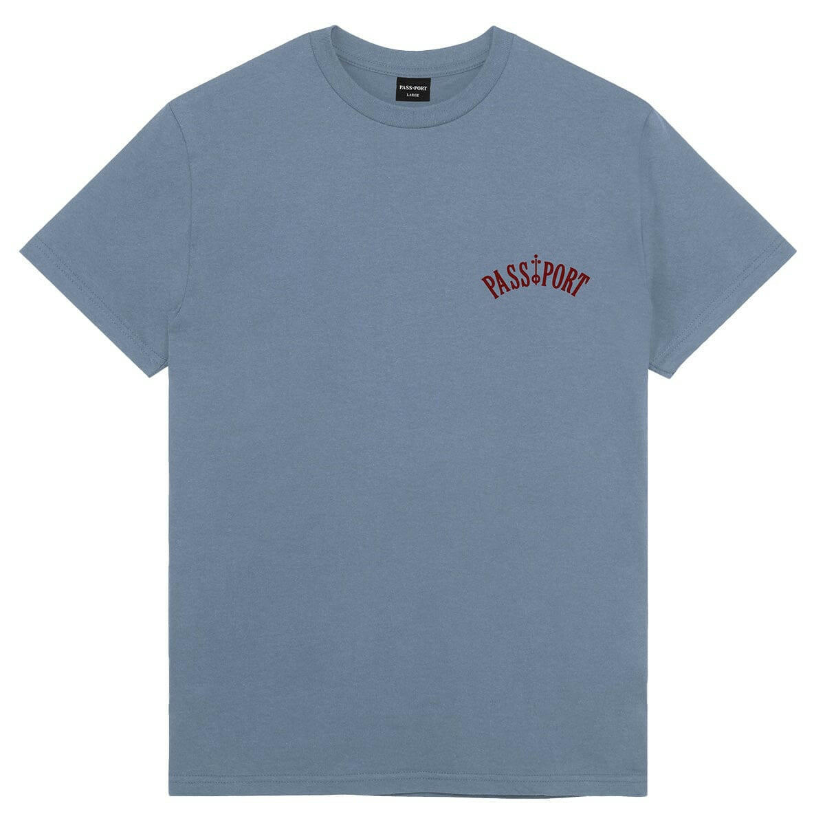 Pass~Port - Sophomore Tee Washed Out Blue.