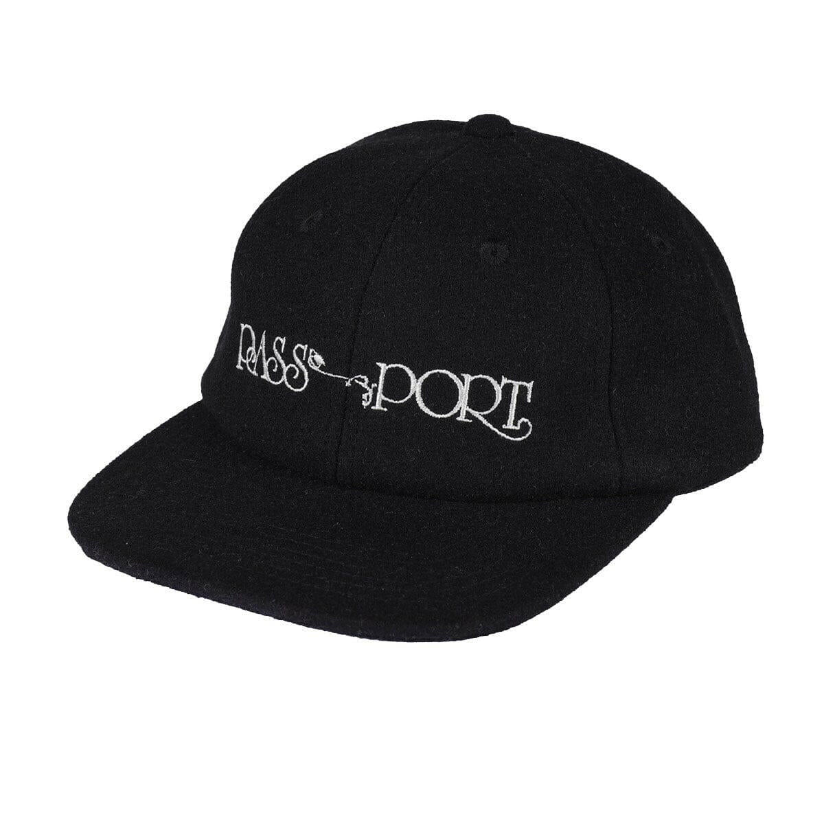 Pass~Port - Stem Logo Woollen Casual Cap Black.