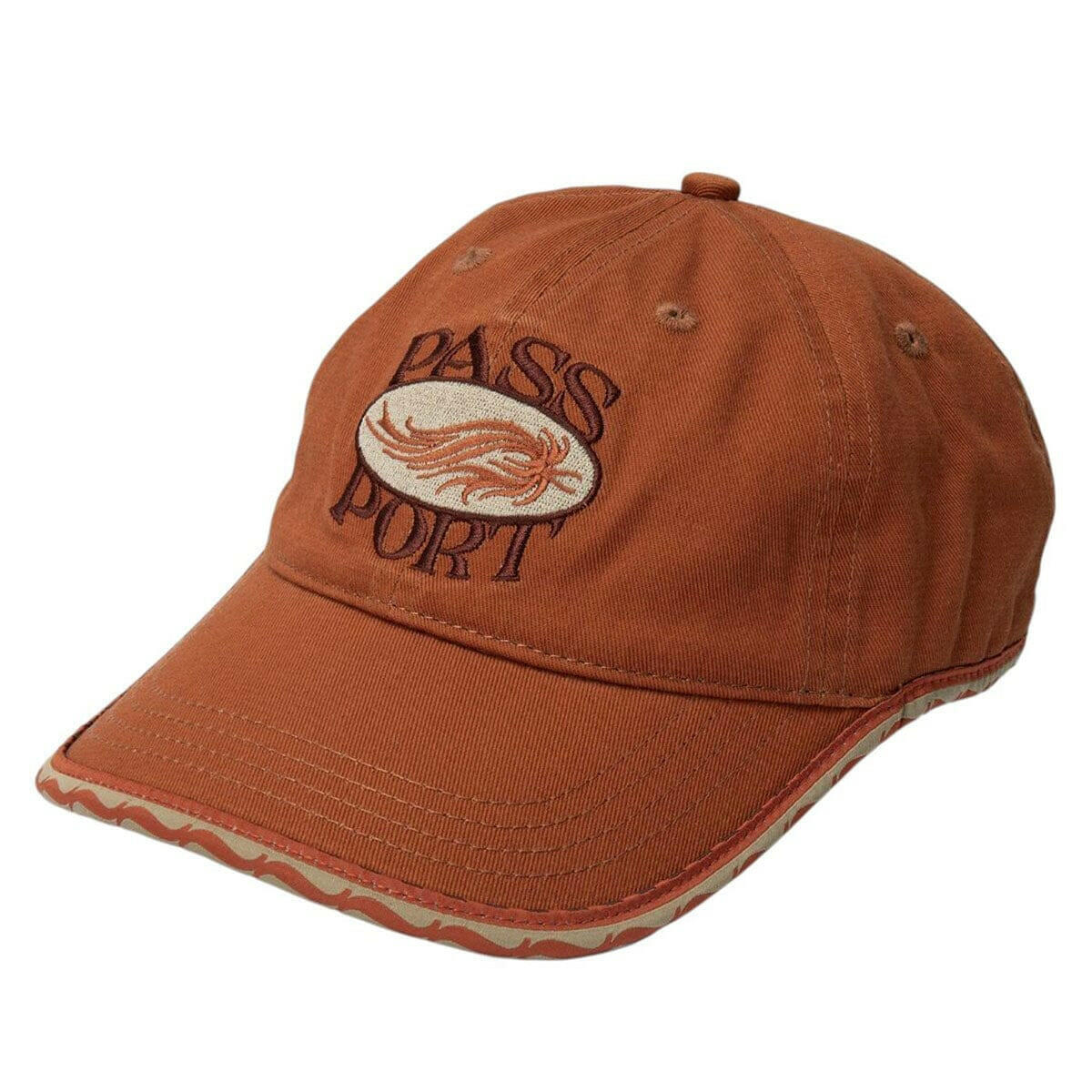 Pass~Port - Sunspot Leagues Cap Washed Burnt Orange.