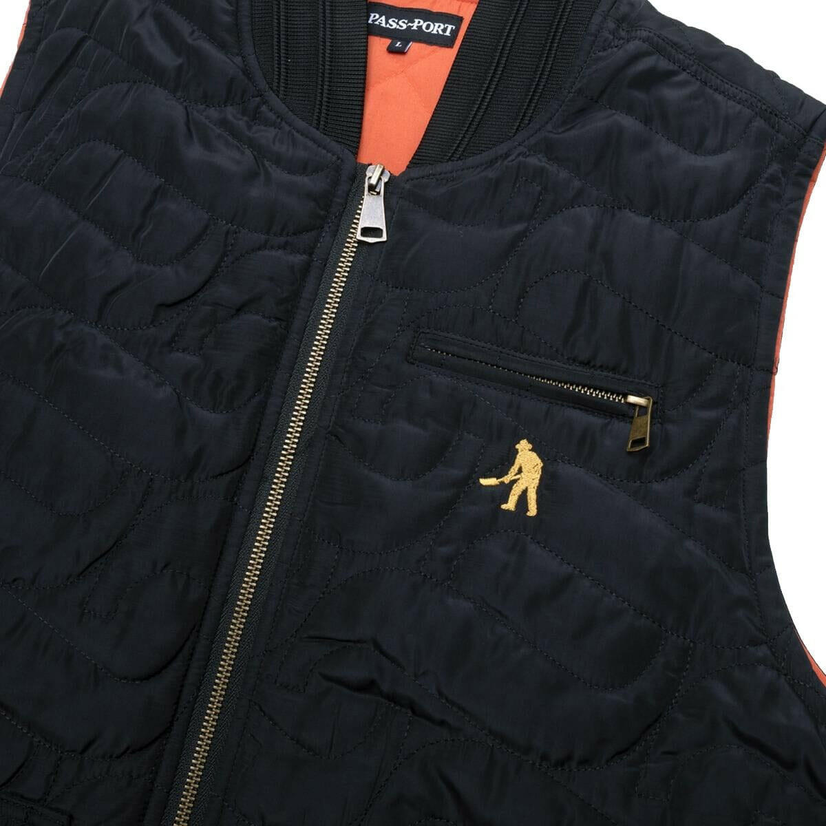 Pass~Port - Tilde Puff Packers Vest Black.