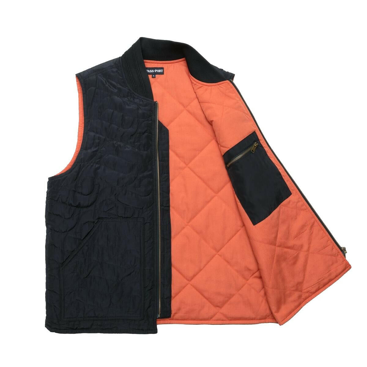 Pass~Port - Tilde Puff Packers Vest Black.