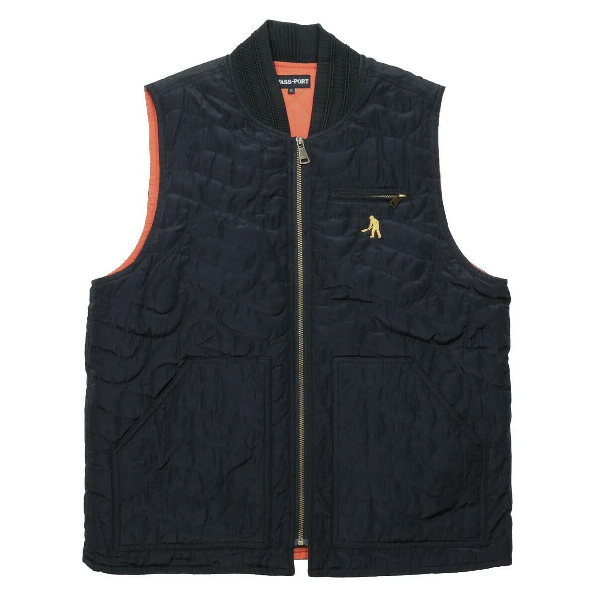 Pass~Port - Tilde Puff Packers Vest Black.