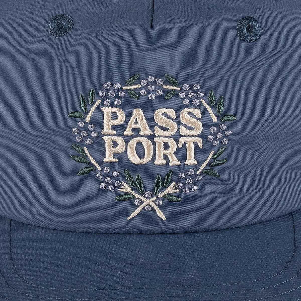 Pass~Port - Wattle RPET Workers Cap Slate Blue/Cream.