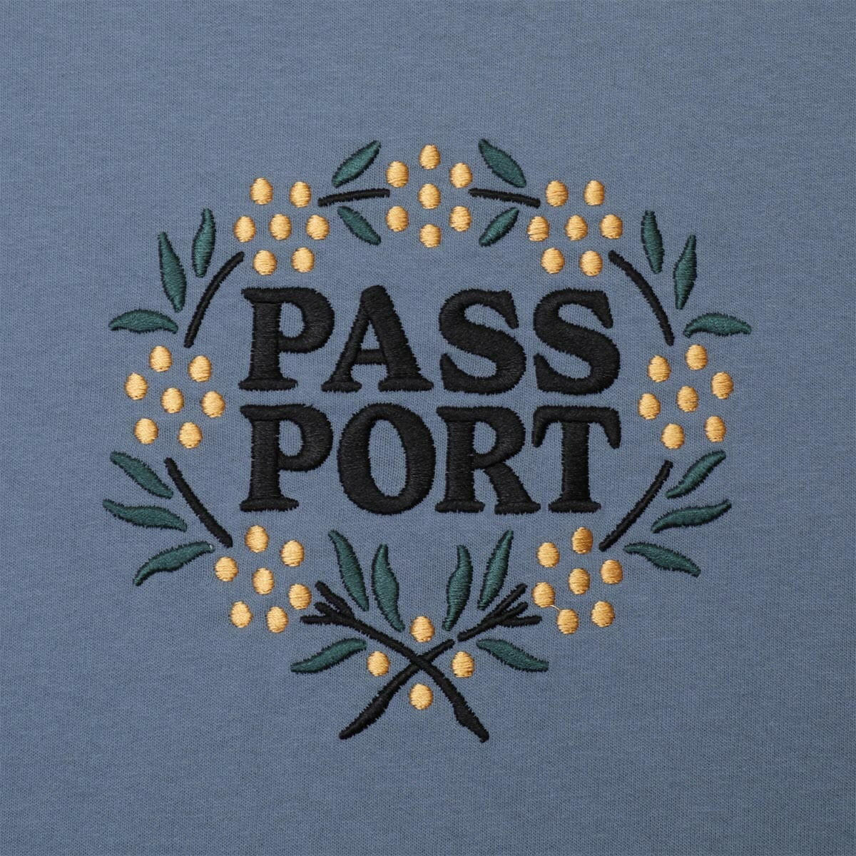 Pass~Port - Wattle Tee Stonewash Blue.
