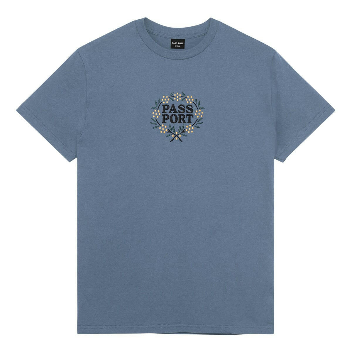 Pass~Port - Wattle Tee Stonewash Blue.