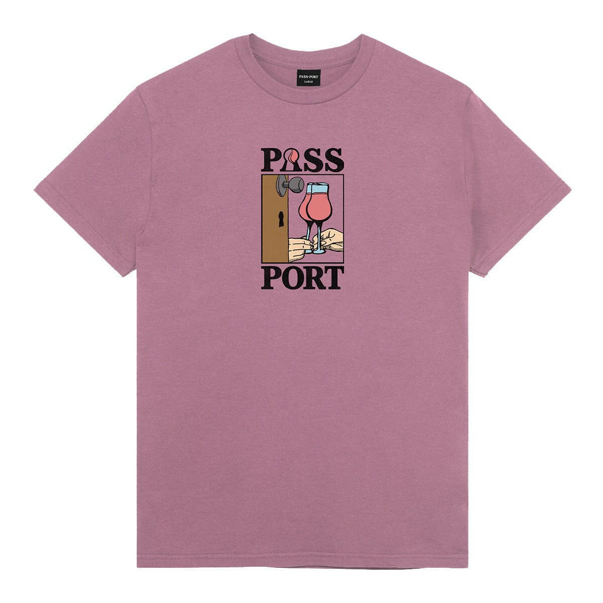 Pass~Port - What U Think U Saw Tee Washed Berry.