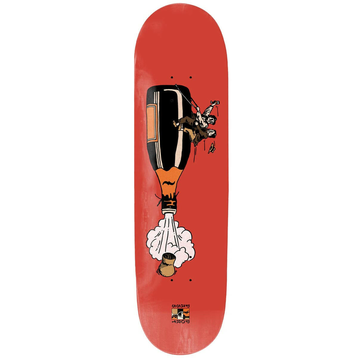 Pass~Port - Wine Em' & Dine Em' Pop The Cork 8.125 Skateboard Deck.