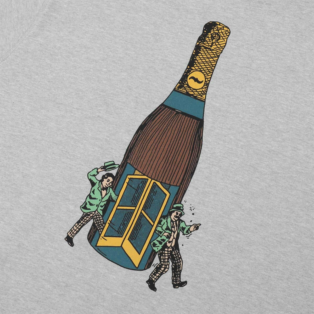 Pass~Port - Wine Em' Hoodie Ash.