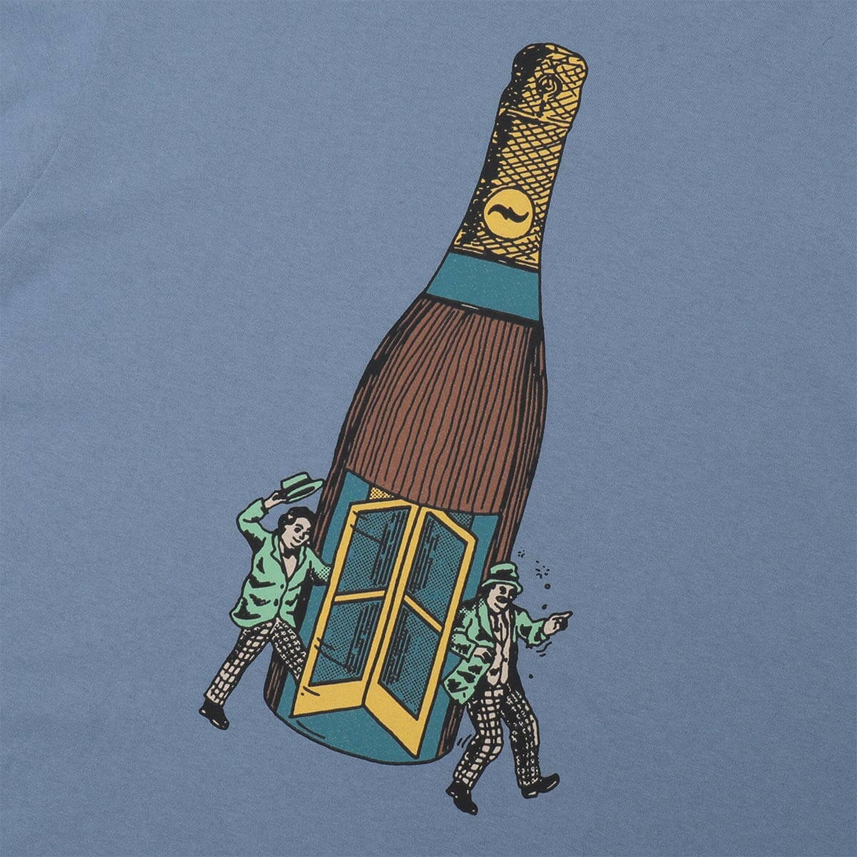 Pass~Port - Wine Em' Tee Stonewash Blue.