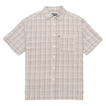 Pass~Port - Workers Check Shirt Black/Bronze.