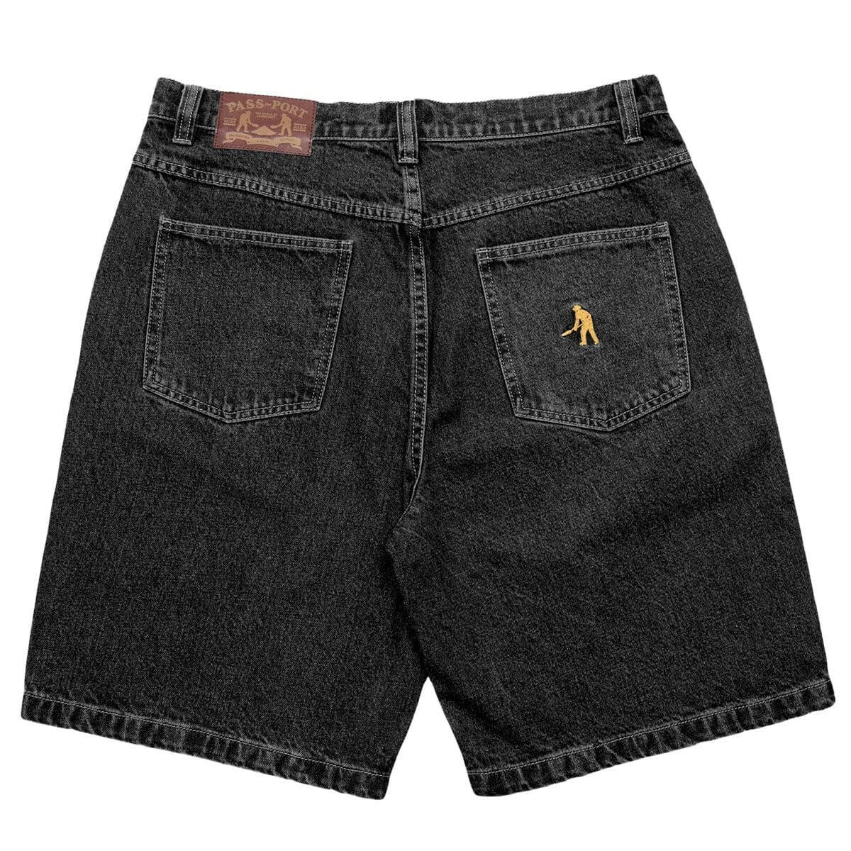 Pass~Port - Workers Club Shorts Faded Wash Black.