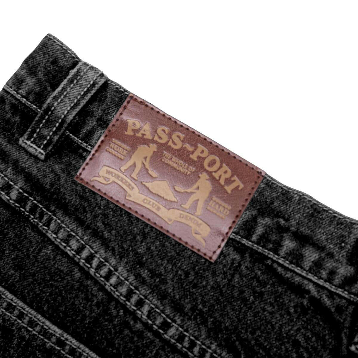 Pass~Port - Workers Club Shorts Faded Wash Black.