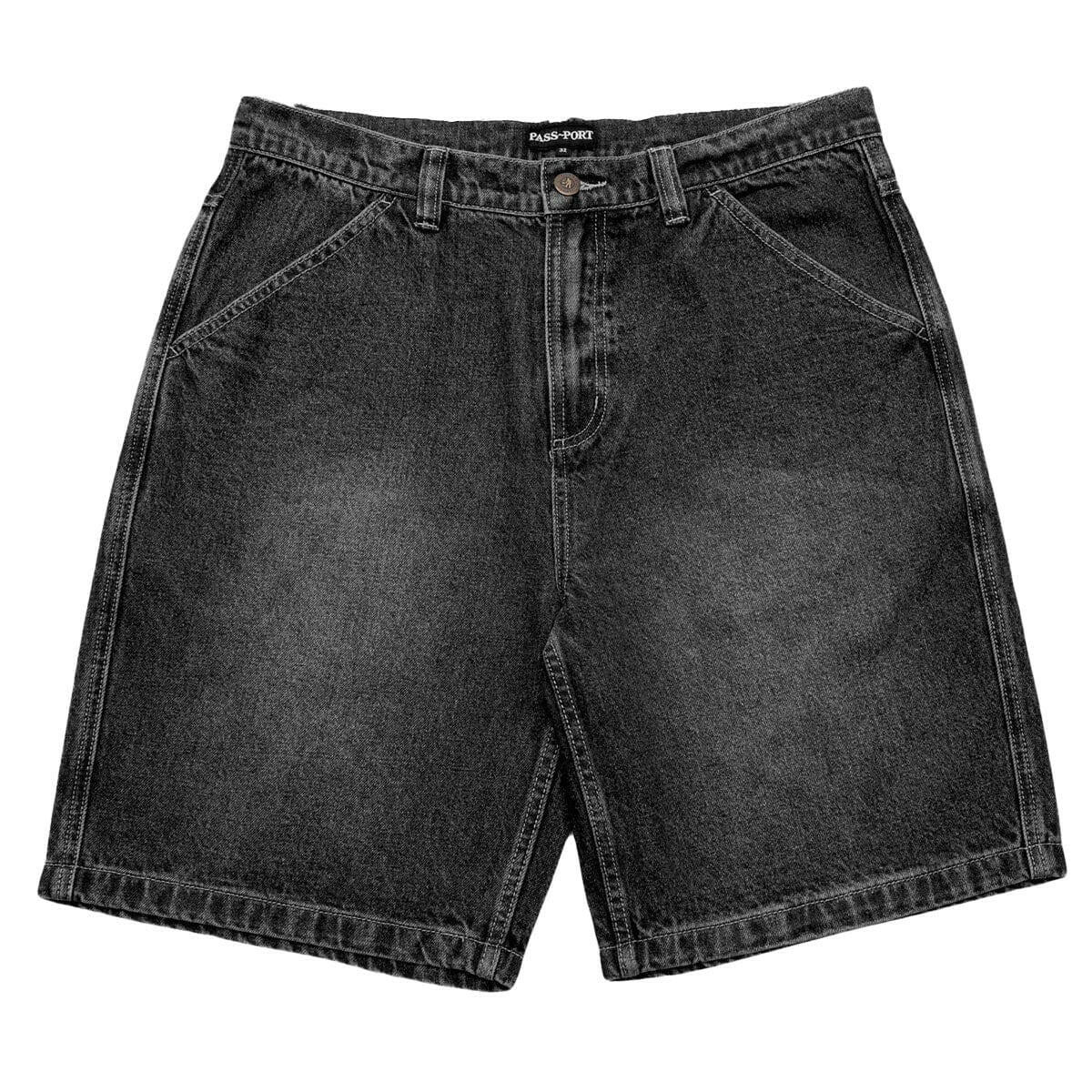 Pass~Port - Workers Club Shorts Faded Wash Black.