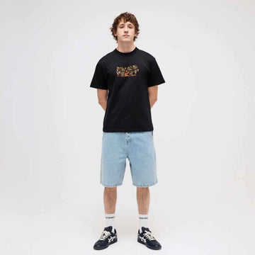 Pass~Port Workers Club Shorts Washed Light Indigo